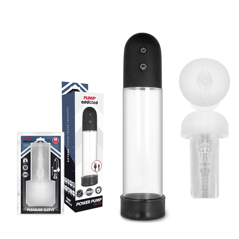 Bomba addicta - Bomba d'erecció automàtica RX11 amb masturbador