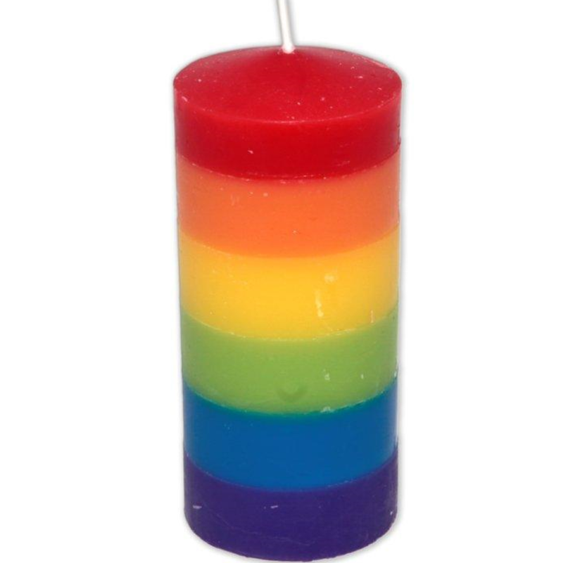 PRIDE - LARGE CANDLE WITH THE LGBT FLAG