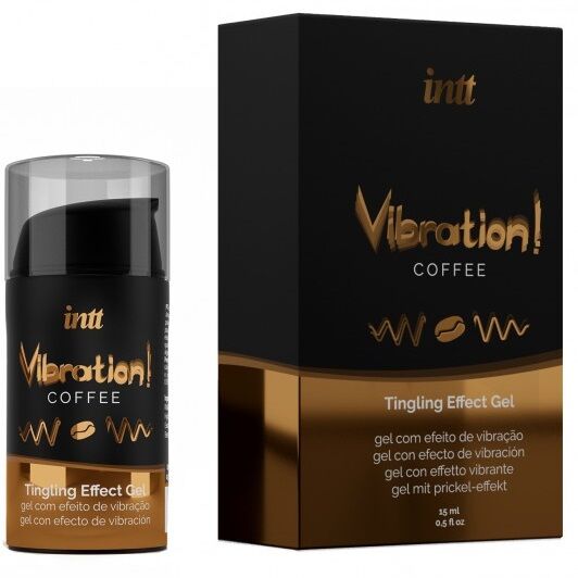 INTT MASSAGE & ORAL SEX - COFFEE FLAVORED MASSAGE GEL WITH WARMING EFFECT