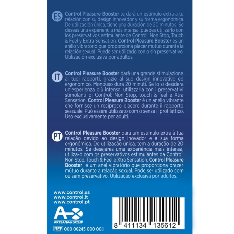 Control: anell vibrador de plaer de plaer