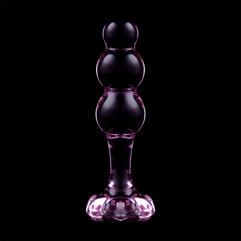 NEBULA SERIES BY IBIZA - MODELO 1 PLUG CRISTAL TRANSPARENTE 10.5 CM -O- 3 CM