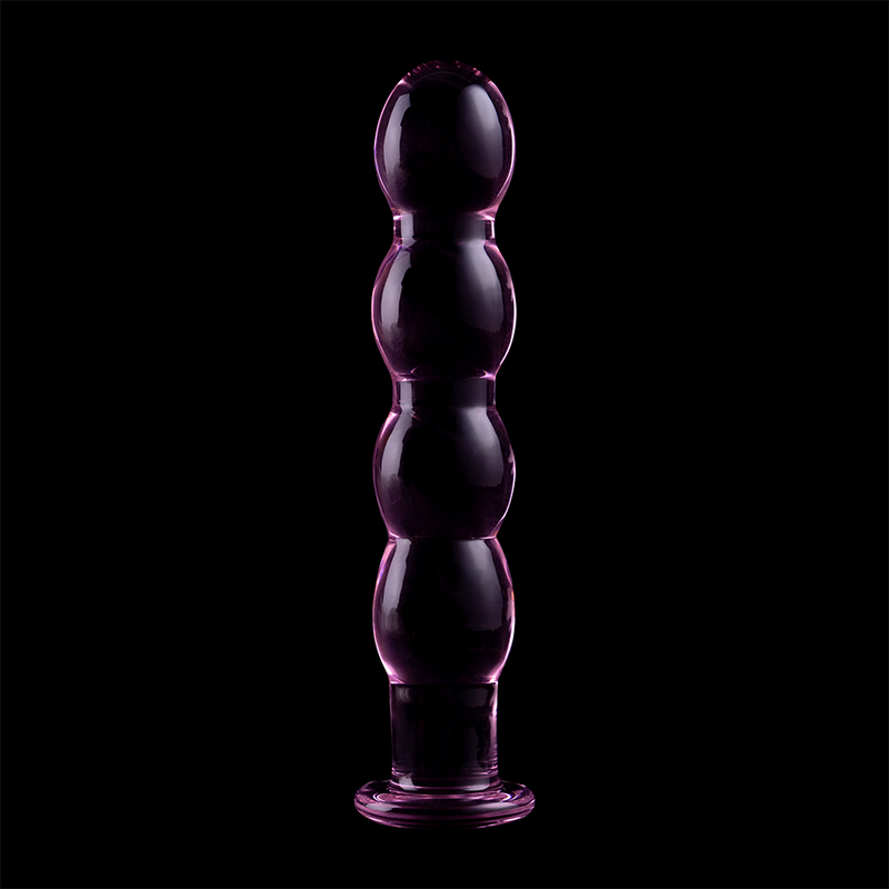 NEBULA SERIES BY IBIZA - MODEL 10 PINK CRYSTAL DILDO 16.5 CM -OR- 3.5 CM