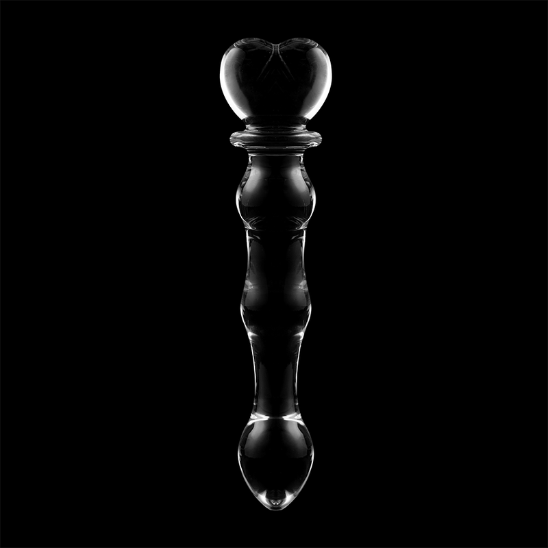 NEBULA SERIES BY IBIZA - MODELO 21 DILDO CRISTAL TRANSPARENTE 20.5 CM -O- 3.5 CM