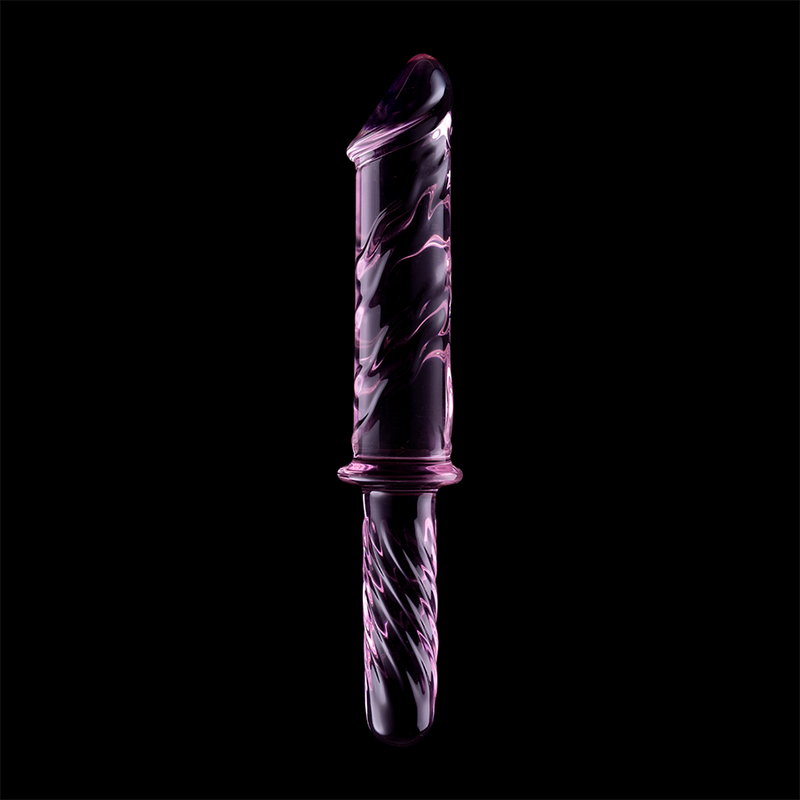 NEBULA SERIES BY IBIZA - MODEL 24 PINK CRYSTAL DILDO 28.5 CM -OR- 5 CM