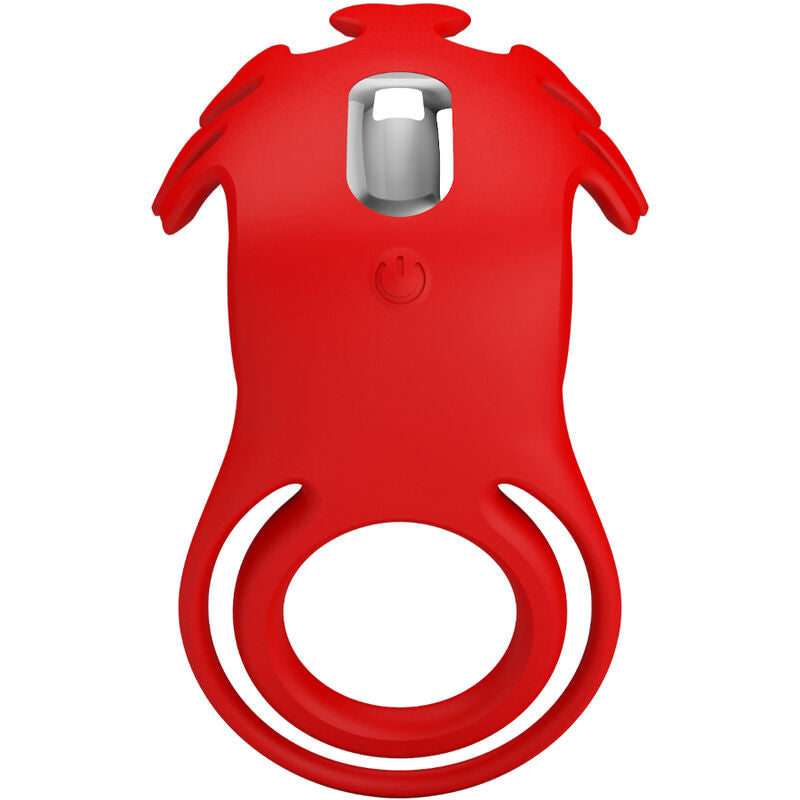 Pretty Love - Ruben Vibrador Ring 7 Vibrations Silicona Vermella