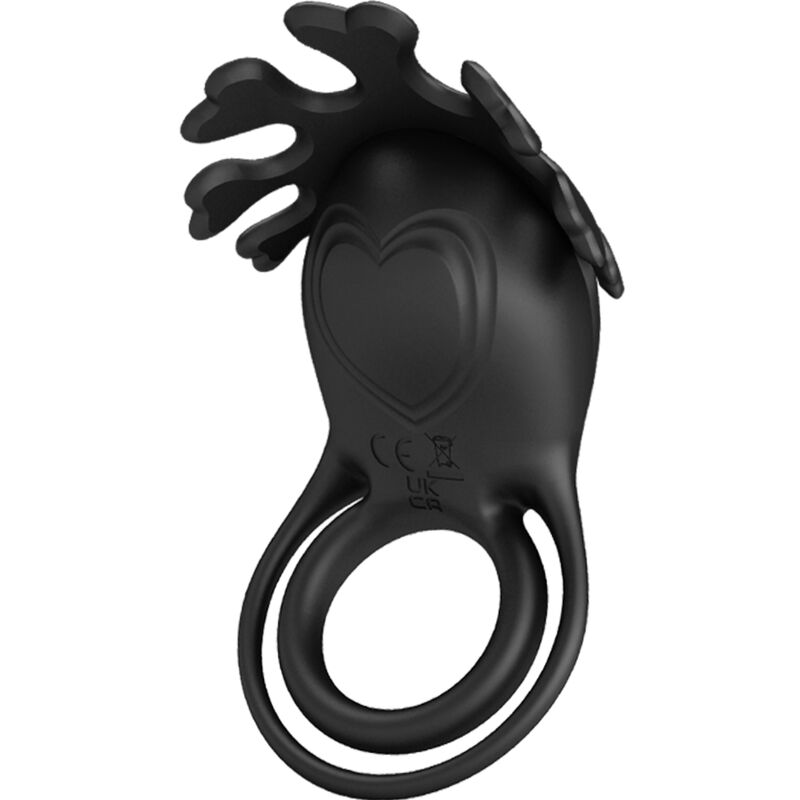 Pretty Love - Ruben Vibrador Ring 7 Vibracions de silicona negra