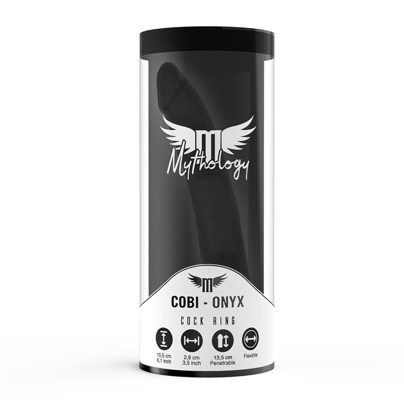MITOLOGIA - COBI ONYX ACCOMODATOR ARNÊS PARA DUPLA PENETRAÇÃO SILICONE