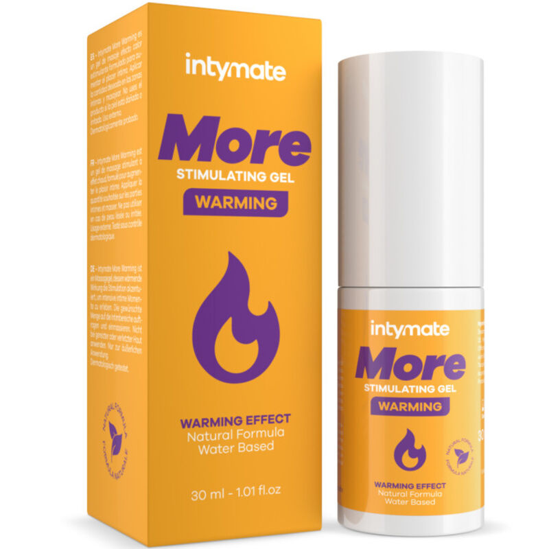 INTIMATELINE INTYMATE - MORE WATER-BASED WATER-BASED WATER-FRIENDLY WARMING MASSAGE GEL FOR HER 30 ML