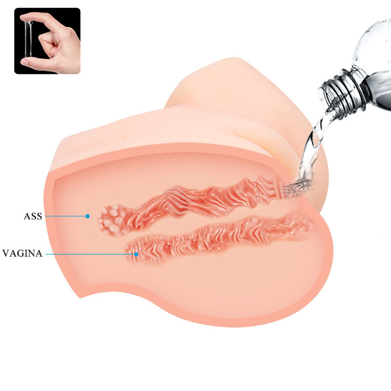 Bull Bool: vagina de vibració realista i anus