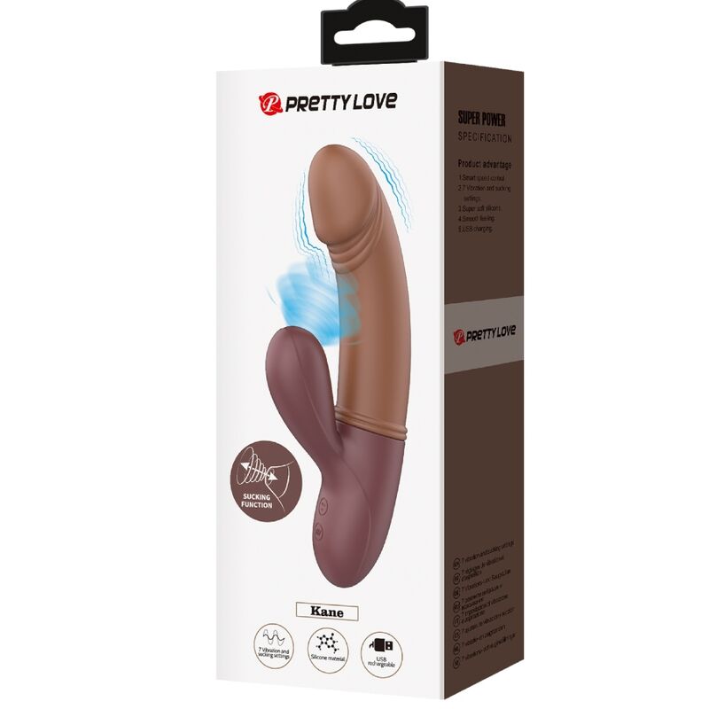 PRETTY LOVE - KANE G-SPOON VIBRATOR & SUCTION JACK