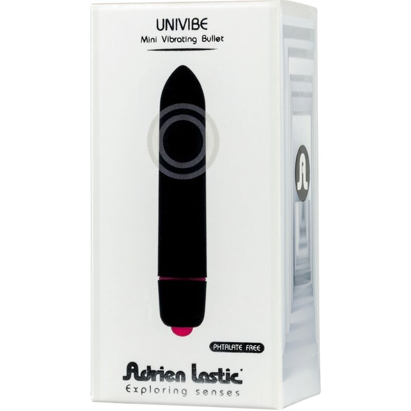 ADRIEN LASTIC - UNIVIBE MINI BALA VIBRADORA PRETO