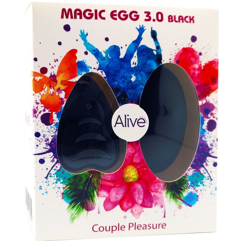 ALIVE - MAGIC EGG 3.0 OVO VIBRADOR CONTROLO REMOTO PRETO