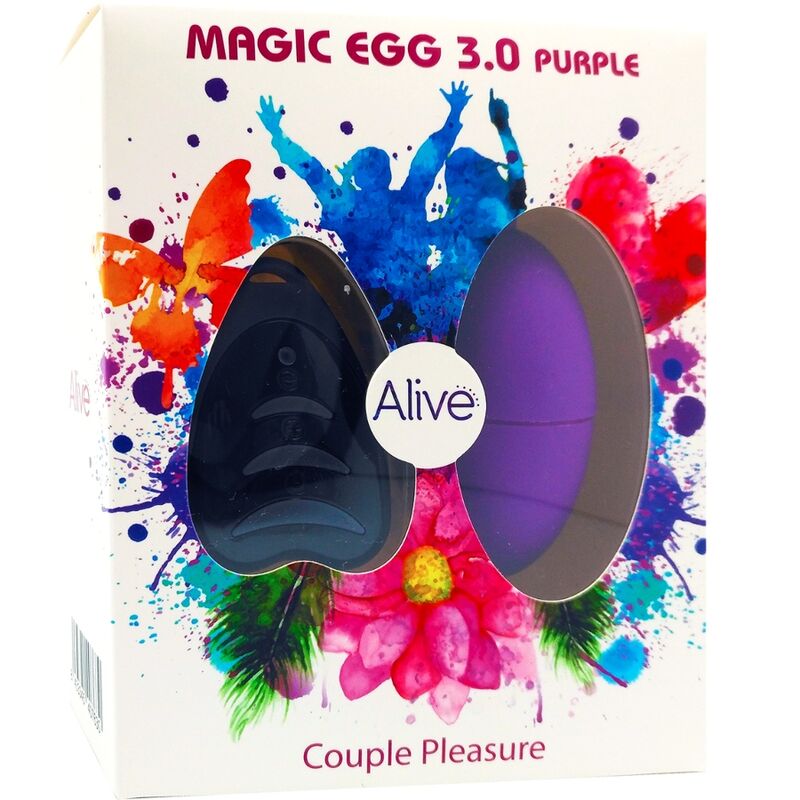 ALIVE - MAGIC EGG 3.0 OVO VIBRADOR COM CONTROLO REMOTO VIOLETA