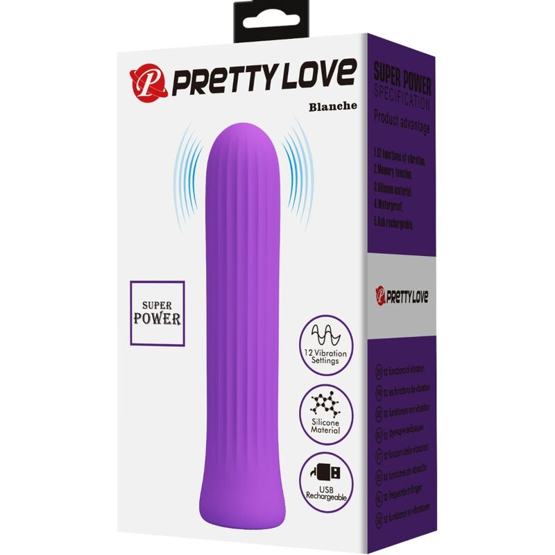 PRETTY LOVE - BLANCHE LILAC STIMULATING VIBRATOR