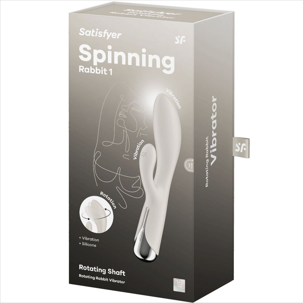 SATISFYER - SPINNING RABBIT 1 ESTIMULACION CLITORIS Y PUNTO G