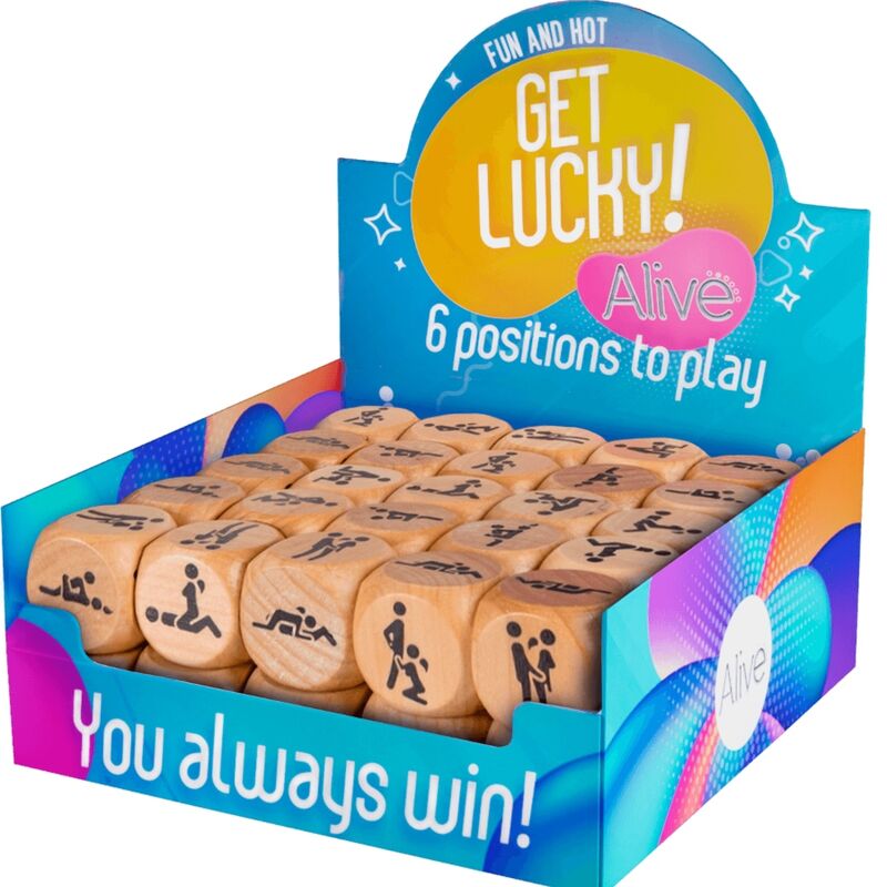 ALIVE - GET LUCKY 6-SIDED DIE (PACK OF 50 UNITS)