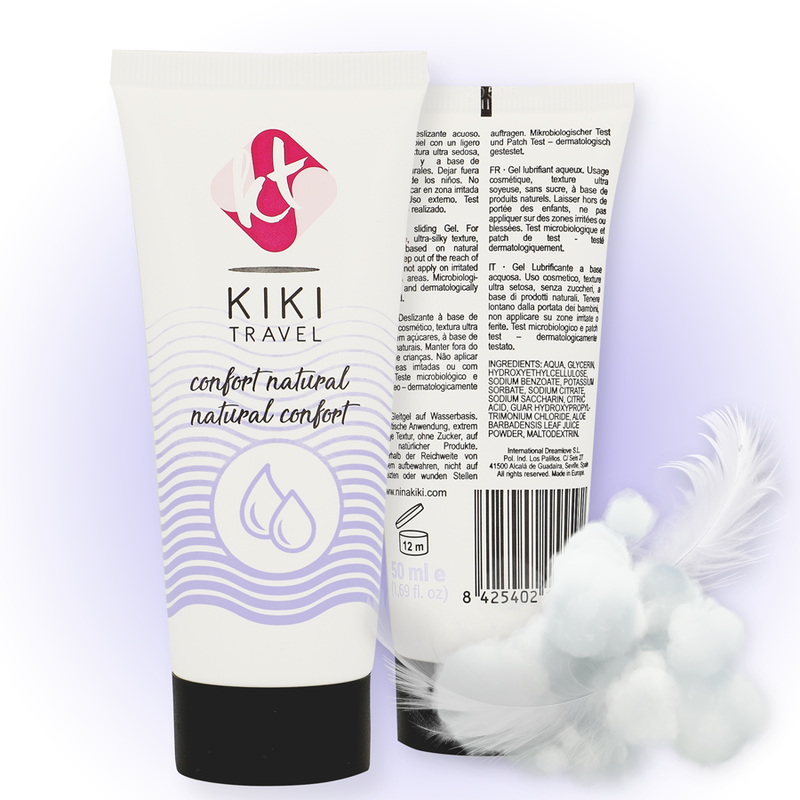 Kikí Travel - Comoditat de gel lliscant natural 50 ml