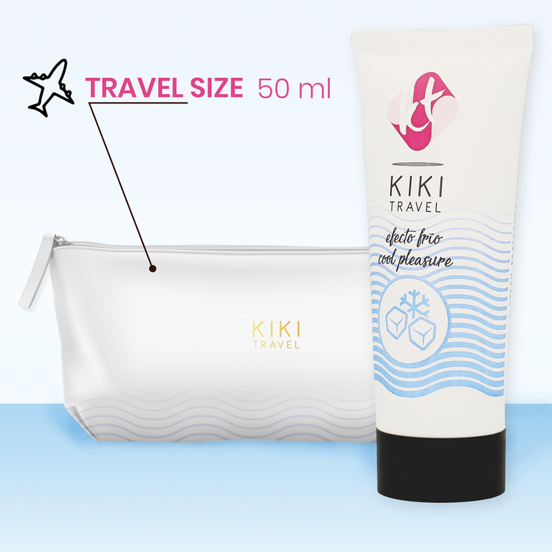 Kikí Travel - Intensificador de efeito de frio do controle deslizante de gel 50 ml