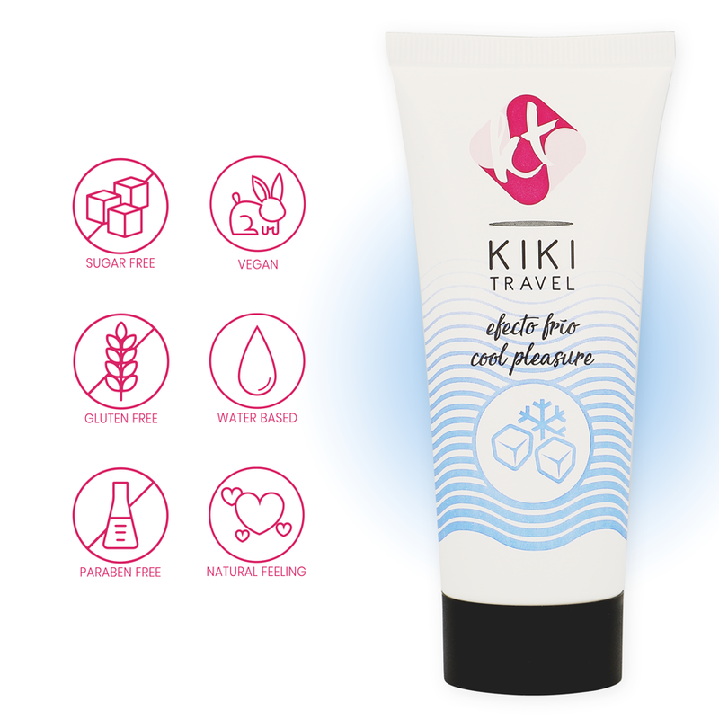 Kikí Travel - Intensificador de efeito de frio do controle deslizante de gel 50 ml