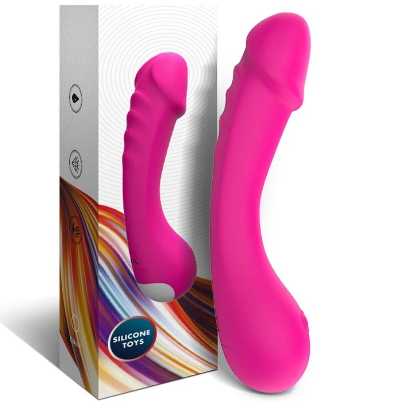 ARMONY - G-SPOT VIBRATING DILDO FUCHSIA SILICONE