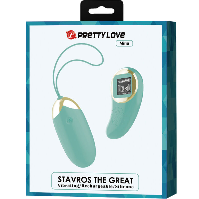 PRETTY LOVE - MINA EGG VIBRATOR REMOTE CONTROL GREEN