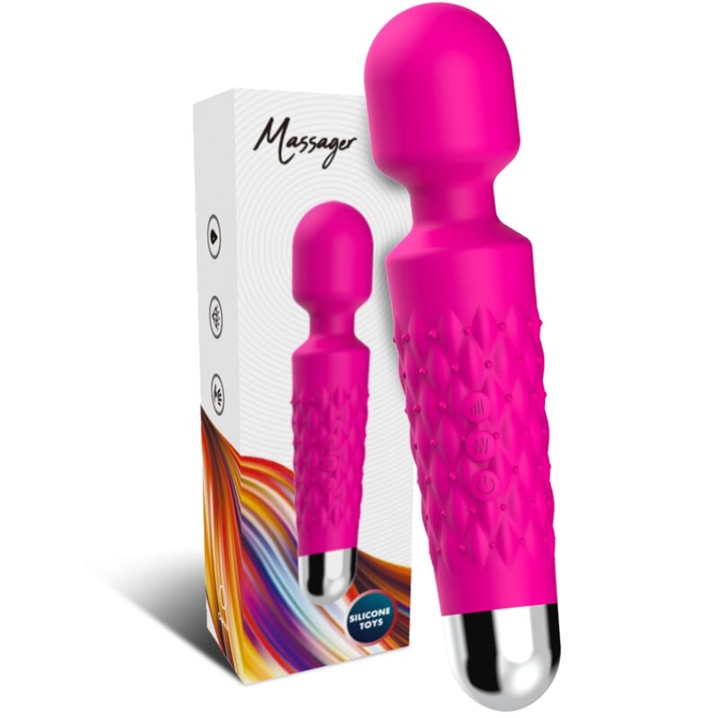 ARMONY - POSTMAN MASSAGER & VIBRATOR FLEXIBLE HEAD FUCHSIA