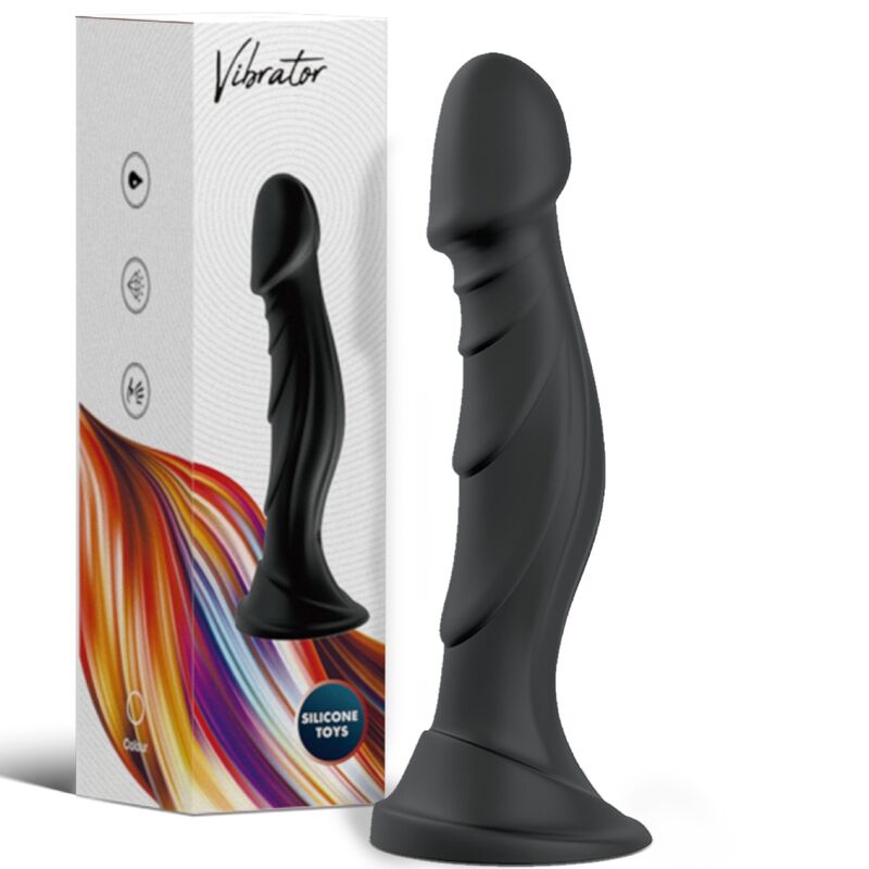 ARMONY - DILDO VIBRADOR E PLUG ANAL COM CONTROLO REMOTO PRETO