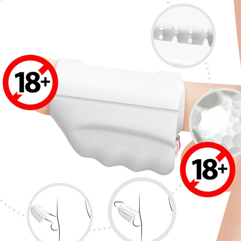 ARMONY - MASTER MASTURBADOR & VIBRADOR BRANCO