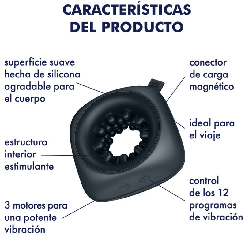 Satisfet - Ring Stroker Masturbator & Vibrador