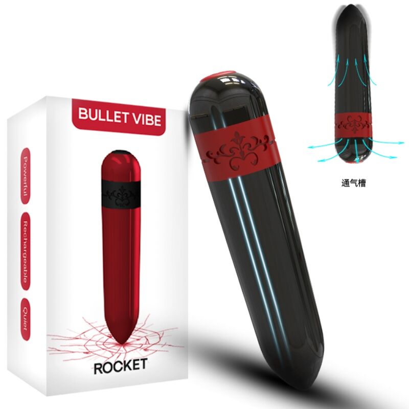 ARMONY - ROCKET BALA VIBRADORA CONTROLO REMOTO PRETO
