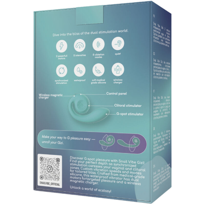 SNAIL VIBE - GIZI ESTIMULADOR DUAL