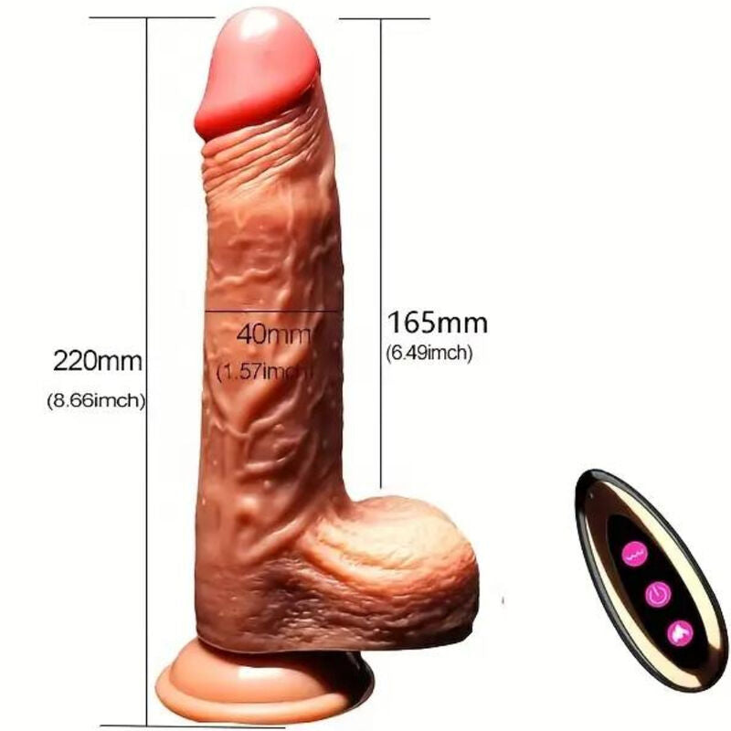 ARMONY - DILDO REALISTA VIBRADOR & THRUSTING CONTROLO REMOTO 22.5 CM