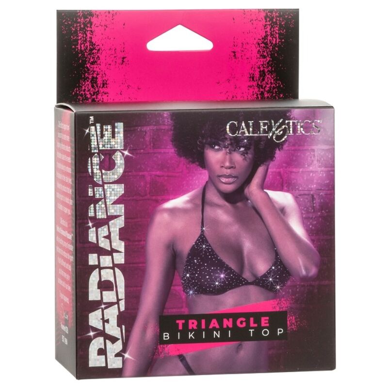 CALEXOTICS - RADIANCE RHINESTONE TRIANGLE BIKINI TOP