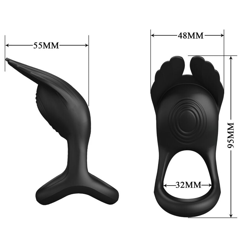 Pretty Love - Siles Vibrador 7 vibracions de silicona negra