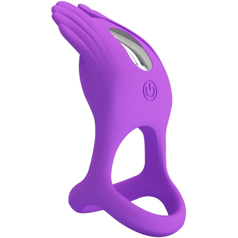 Pretty Love - Silas vibrador anell 7 vibracions silicona lila