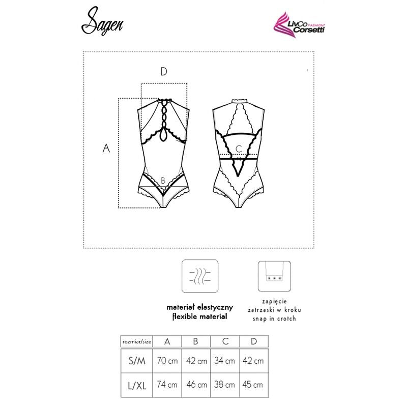LIVCO CORSETTI FASHION - SAGEN LC 90694 BODY