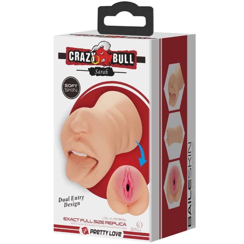 CRAZY BULL - SARAH DOUBLE ENTRY VAGINA MASTURBATOR