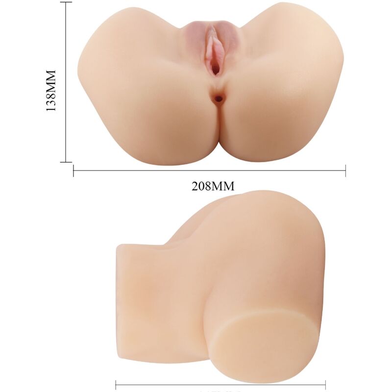 Bull Bool: vagina i anus vibrador realista hailey