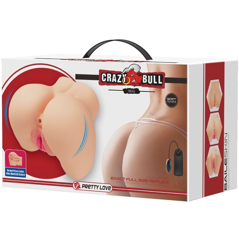 Bull Bull - vagina i anus vibrador realista Mila