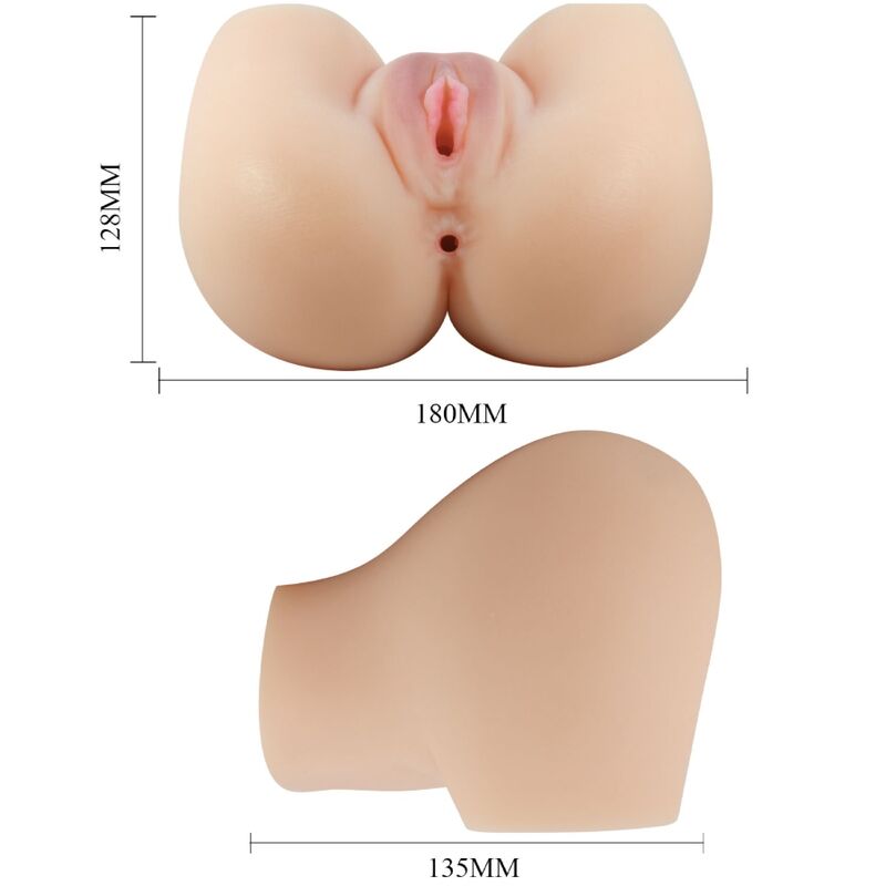 Bull Bull - vagina i anus vibrador realista Mila