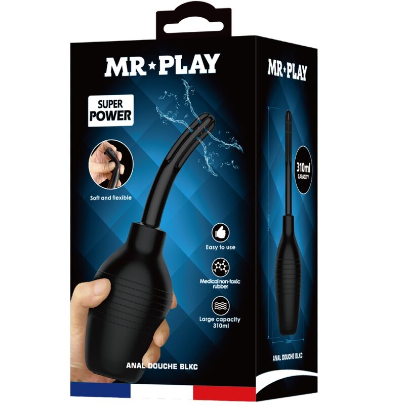 MR PLAY - ANAL SHOWER BLKC SUPER POWER BLACK