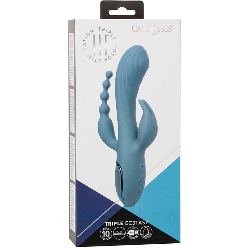 CALEXOTICS - VIBRADOR TRIO ÊXTASE CINZENTO