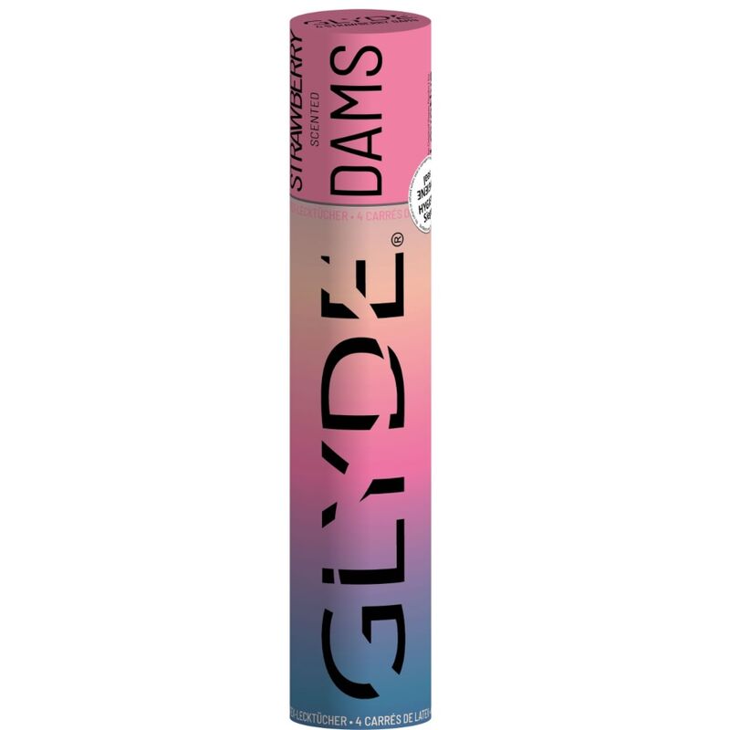 SHEER GLYDE - DAMS LATEX SHEETS STRAWBERRY ORAL SEX