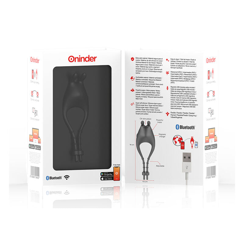 ONINDER - Anell vibrador ajustable Pampa i polivalent - Aplicació gratuïta