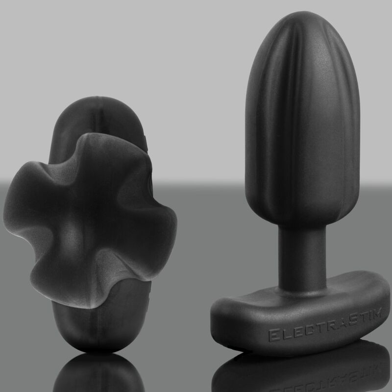 ELECTRASTIM - TARTARUS PLUG ANAL SILICONE QUADRIPOLAR PRETO