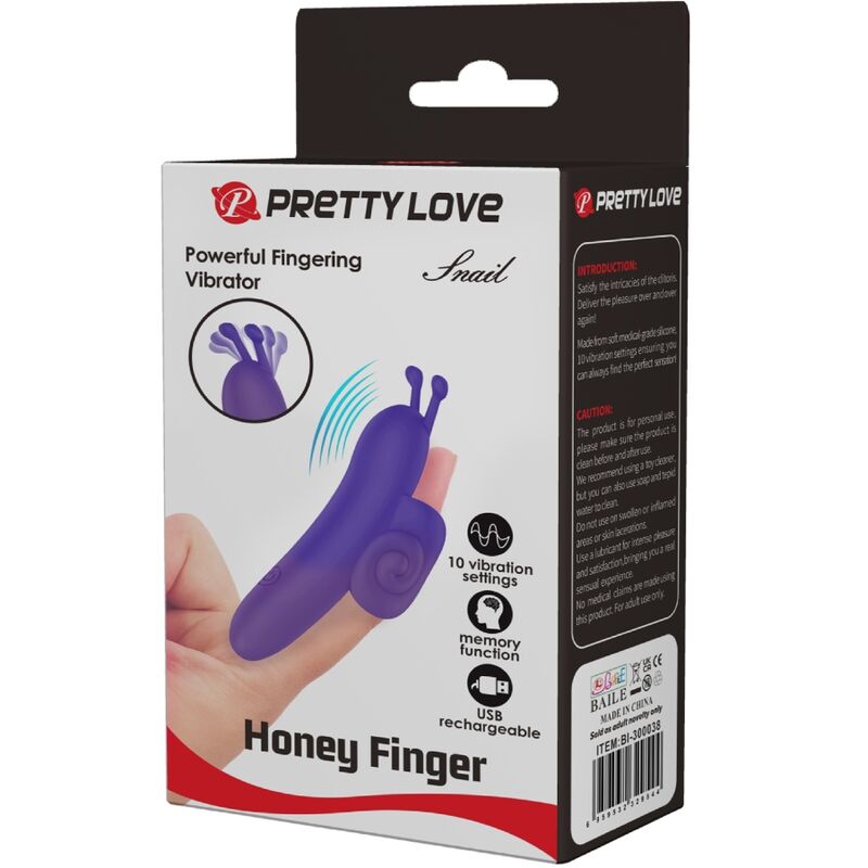 PRETTY LOVE - SNAIL POWERFUL PURPLE TOE STIMULATOR