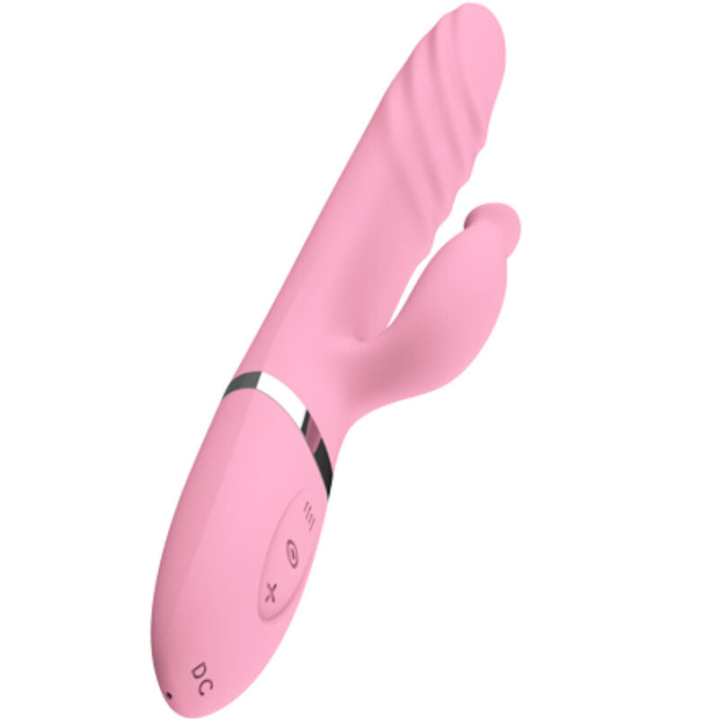 ARMONY - VIBRADOR & THRUSTING COM LÍNGUA EFEITO CALOR ROSA
