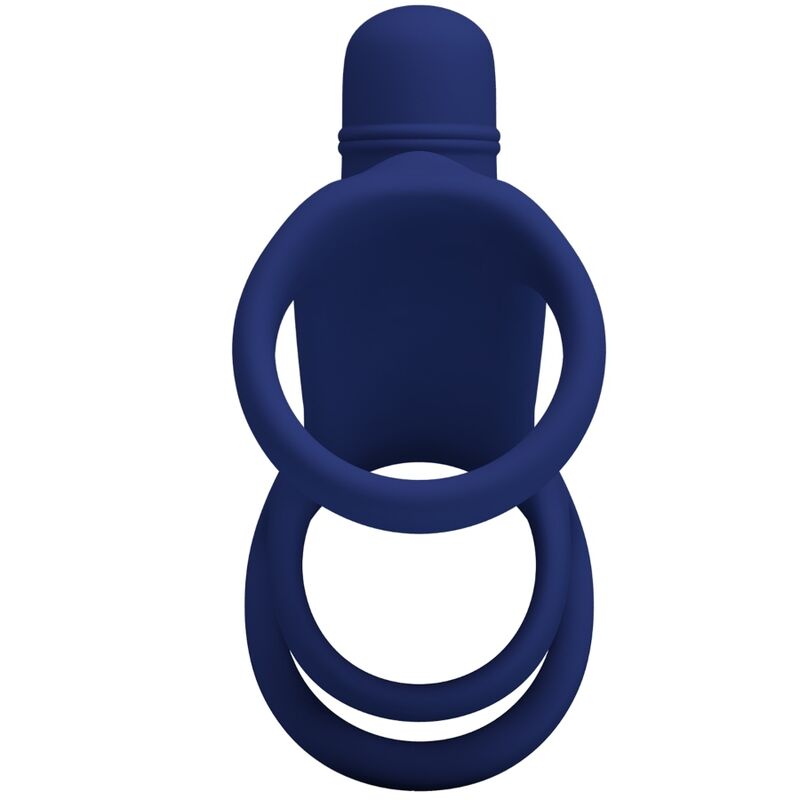 Pretty Love - Elish Vibrador Anell amb extensió blava