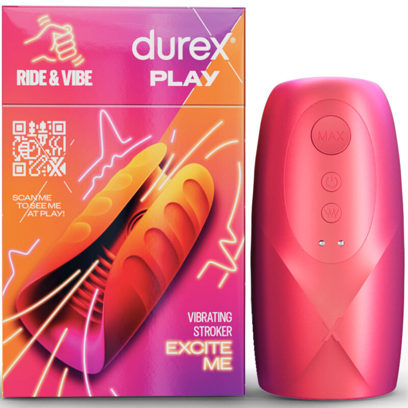 Durex - Ride & Vibe Vibrador de masturbador de brinquedos