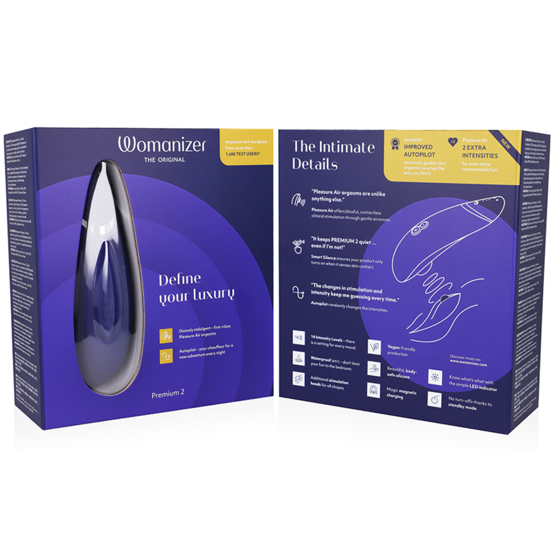 WOMANIZER - PREMIUM 2 ESTIMULADOR DE CLITÓRIS MIRTILO